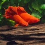 Couple de Xiphophorus hellerii rouge variété Vienne albinos brocoli à haute dorsale